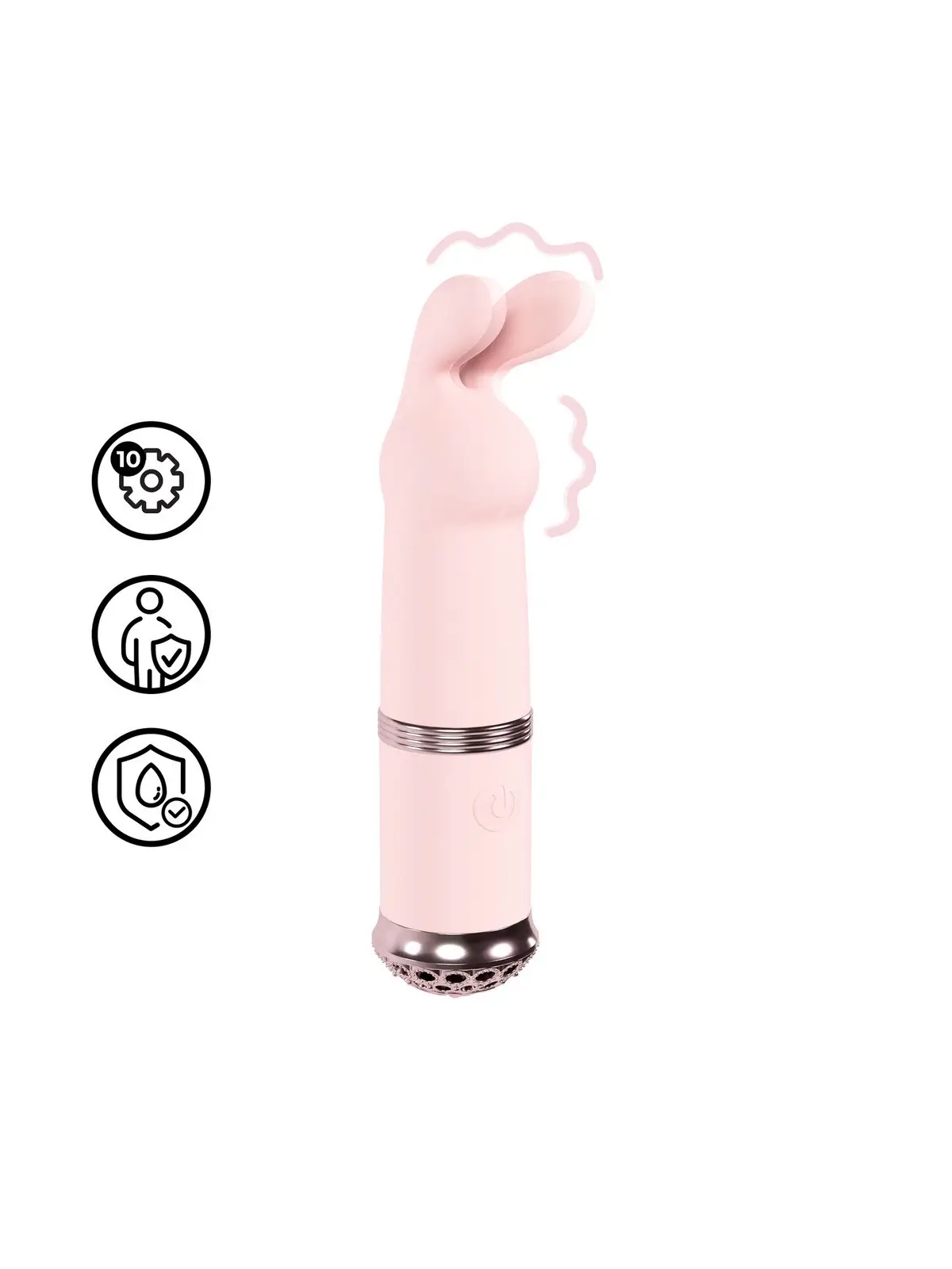VIBRADOR REVE MINI RABBIT ROSA LOVELINE 