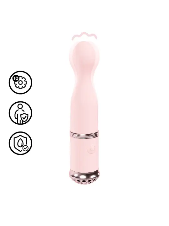 VIBRADOR FINESSE BALL TIP VIBE ROSA LOVELINE 