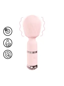 MINI VARINHA MASSAJADORA VELOUR ROSA LOVELINE 