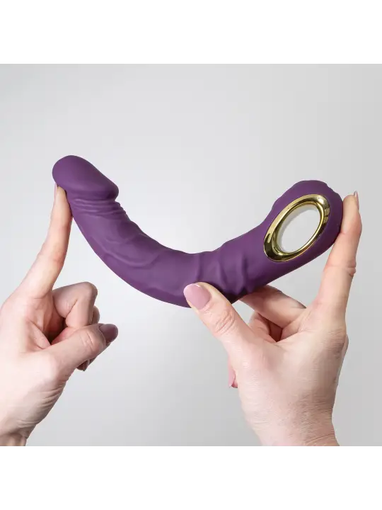 VIBRADOR FLEXÍVEL MAGNUS BEND ROXO CRUSHIOUS