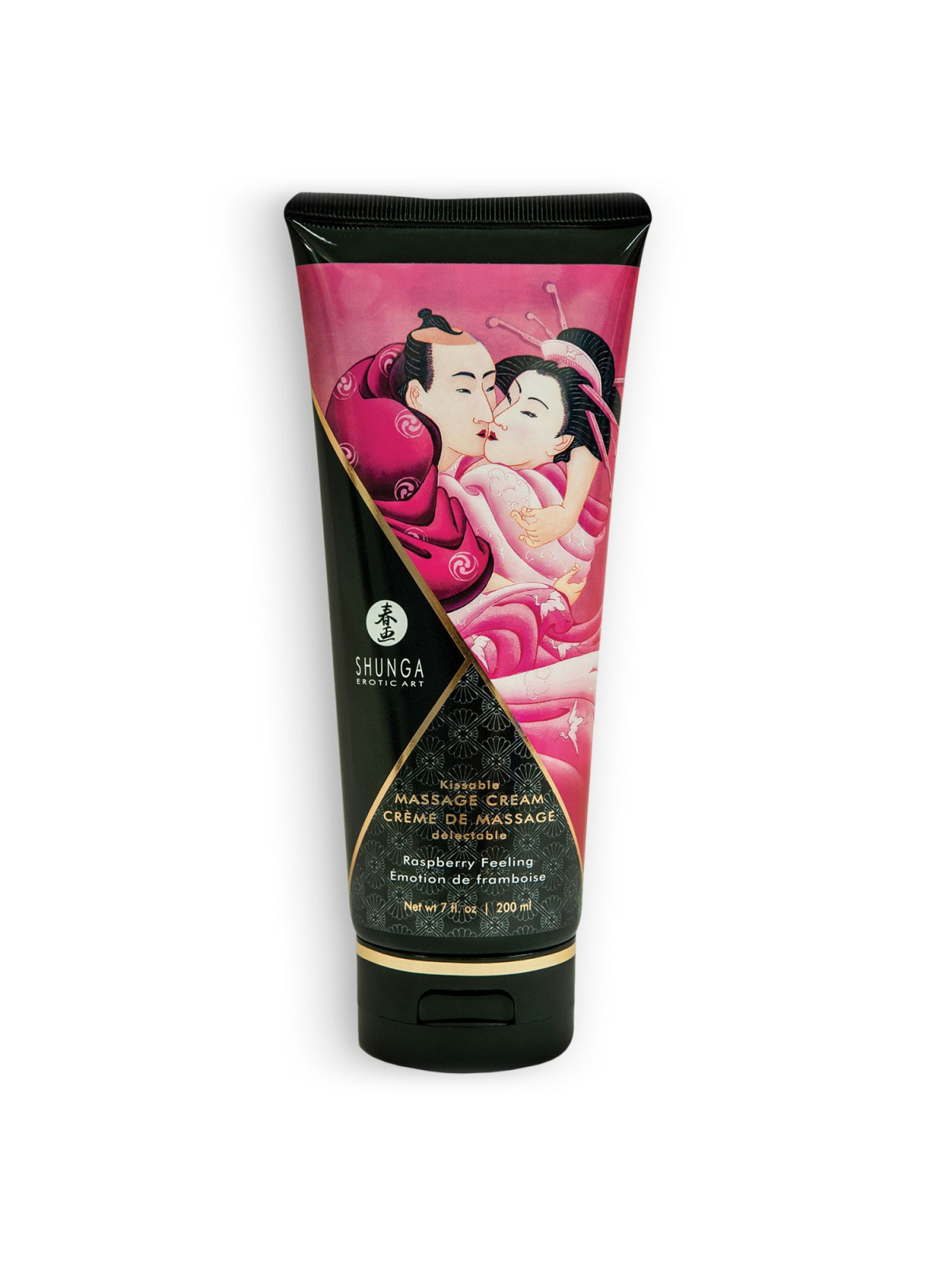 CREME DE MASSAGEM SHUNGA EMOÇÃO DE FRAMBOESA 200ML