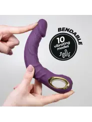 VIBRADOR FLEXÍVEL MAGNUS BEND ROXO CRUSHIOUS
