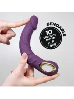 VIBRADOR FLEXÍVEL MAGNUS BEND ROXO CRUSHIOUS