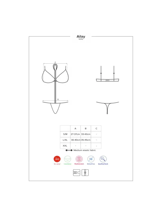 BODY AILAY OBSESSIVE PRETO BODY AILAY OBSESSIVE PRETO