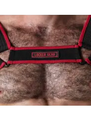 ARNÊS CORPORAL LOOK AT LOCKER GEAR VERMELHO