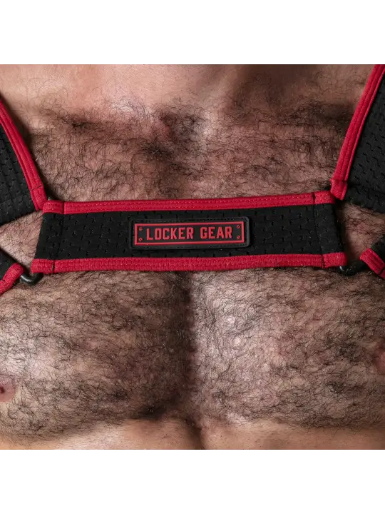 ARNÊS CORPORAL LOOK AT LOCKER GEAR VERMELHO
