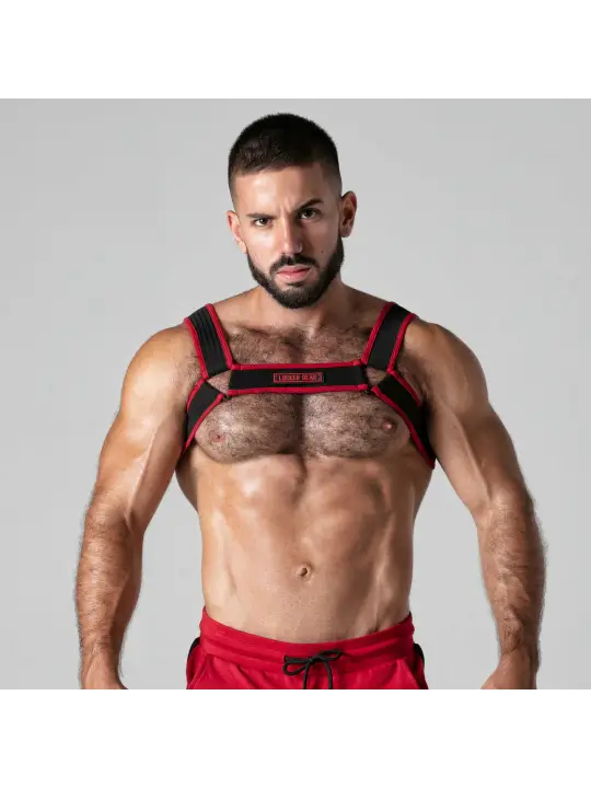 ARNÊS CORPORAL LOOK AT LOCKER GEAR VERMELHO