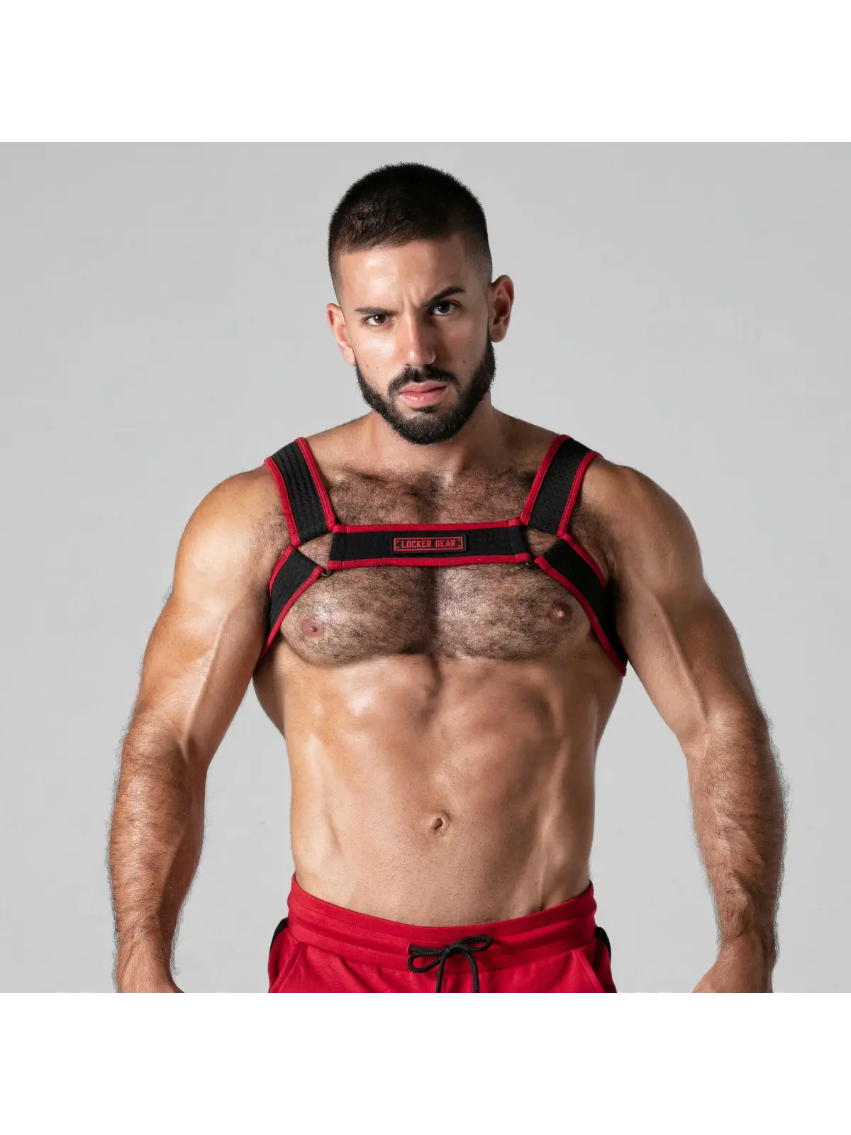 ARNÊS CORPORAL LOOK AT LOCKER GEAR VERMELHO