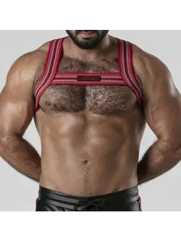 ARNÊS CORPORAL BACKROOM HARNESS LOCKER GEAR VERMELHO