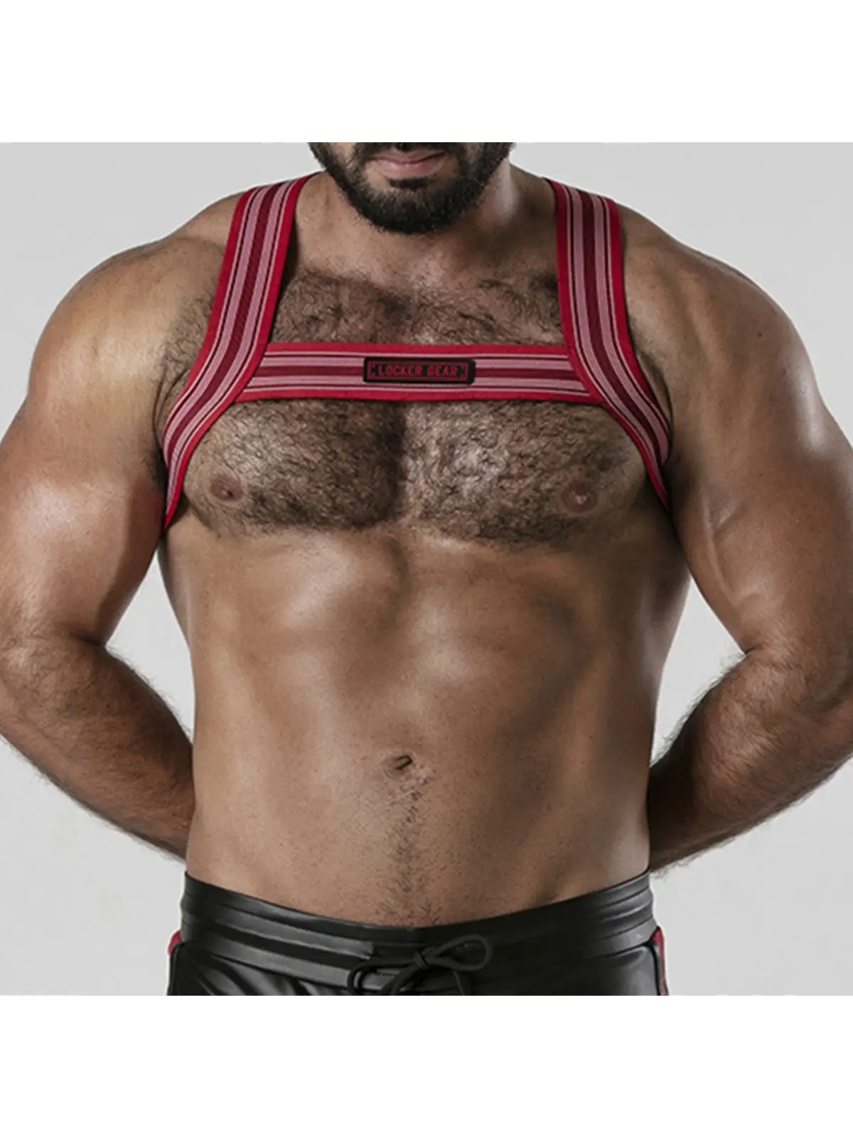 ARNÊS CORPORAL BACKROOM HARNESS LOCKER GEAR VERMELHO