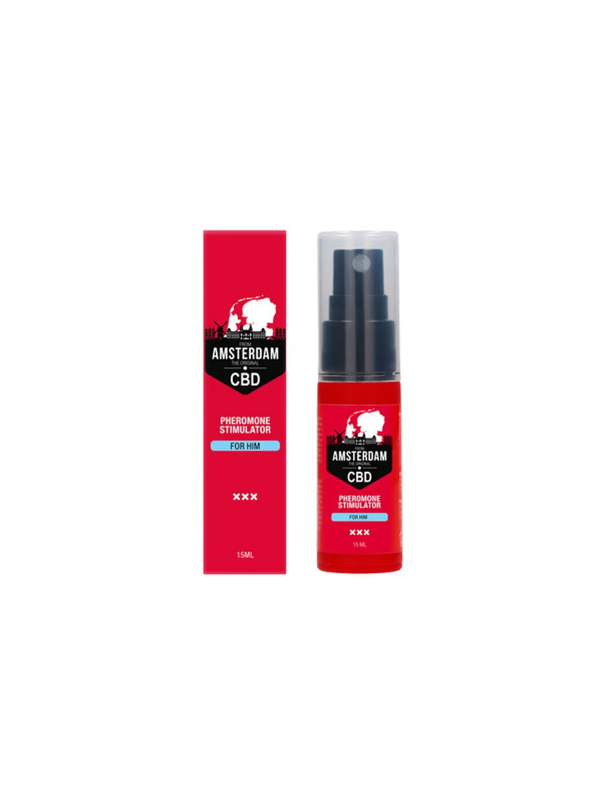 PERFUME COM FEROMONAS PARA HOMEM ORIGINAL CBD AMSTERDAM 0.5 FL OZ 15 ML PHARMQUESTS