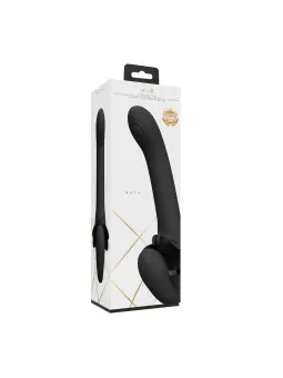 STRAP-ON SEM ARNÊS SATU PULSE-WAVE AND VIBRATING PRETO VIVE 