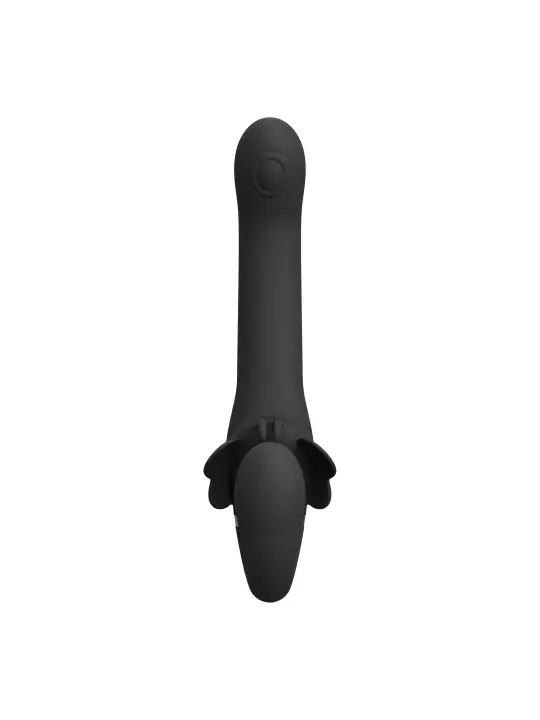 STRAP-ON SEM ARNÊS SATU PULSE-WAVE AND VIBRATING PRETO VIVE 