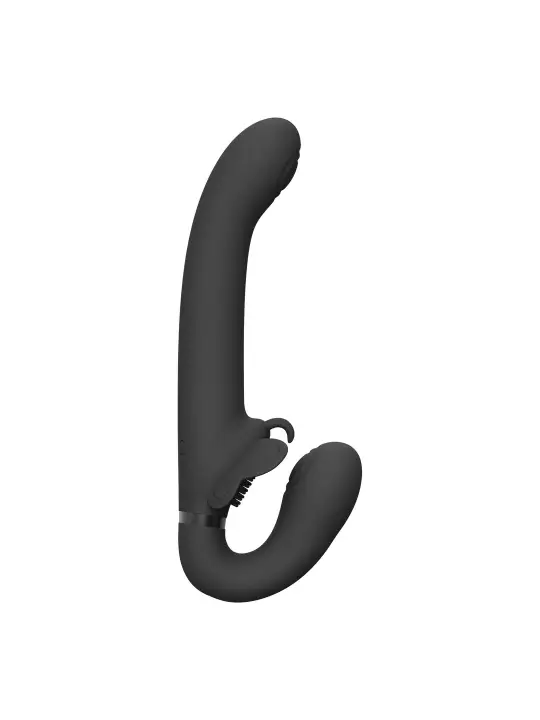 STRAP-ON SEM ARNÊS SATU PULSE-WAVE AND VIBRATING PRETO VIVE 