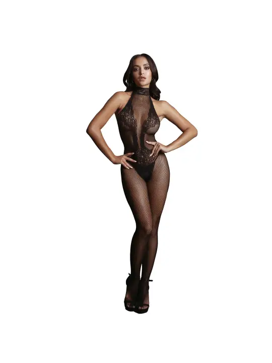 CATSUIT FISHNET AND LACE LE DÉSIR