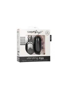 OVO VIBRATÓRIO COM 10 VELOCIDADES E COMANDO L PRETO SHOTS TOYS