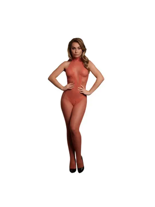 CATSUIT FISHNET AND LACE LE DÉSIR