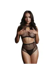 CONJUNTO DE 2 PEÇAS DUO NET KEY-HOLE LE DÉSIR