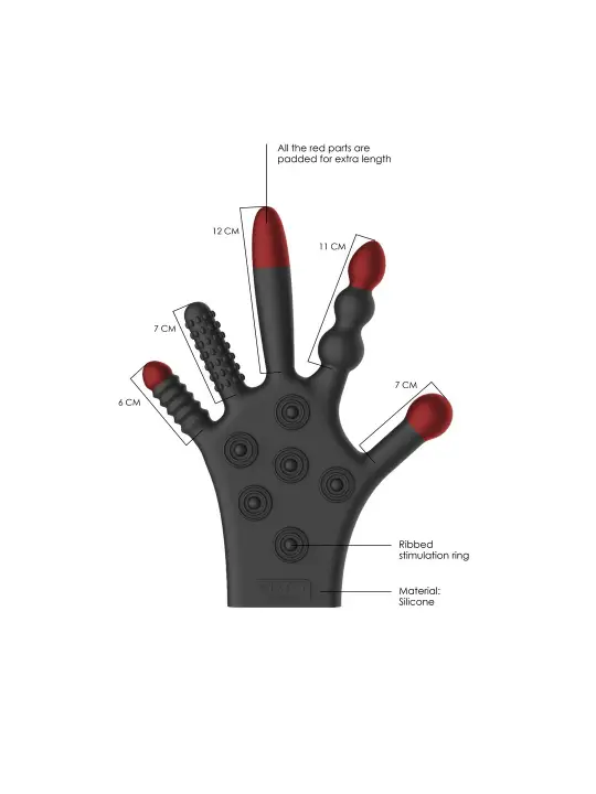 LUVA ESTIMULADORA DE SILICONE FIST IT 