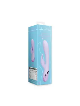 VIBRADOR SMOOTH SILICONE RABBIT DIGITAL LAVENDER LOVELINE