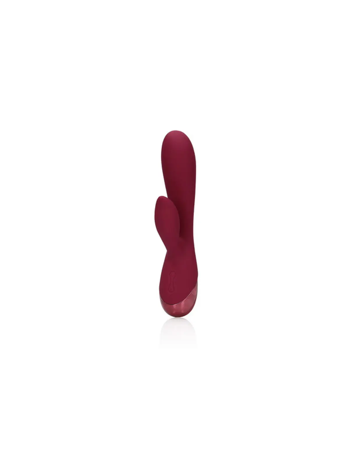 VIBRADOR SMOOTH SILICONE RABBIT DARK CHERRY LOVELINE