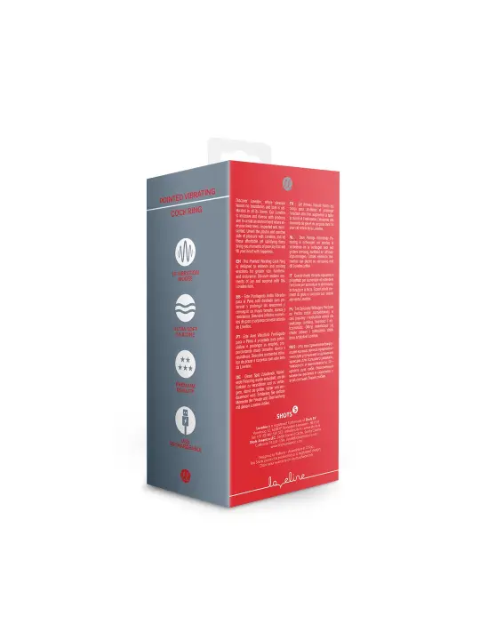 ANEL PARA O PÉNIS COM VIBRAÇÃO POINTED LICORICE BLACK LOVELINE 