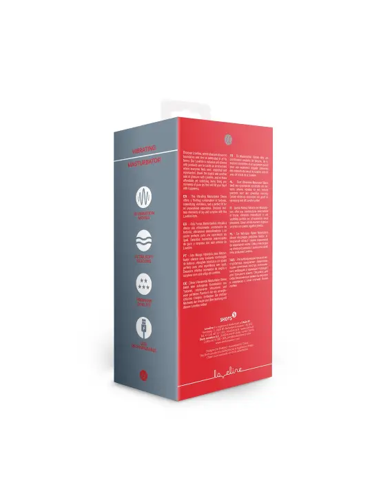 MANGA MASTURBADORA COM VIBRAÇÃO LICORICE BLACK LOVELINE