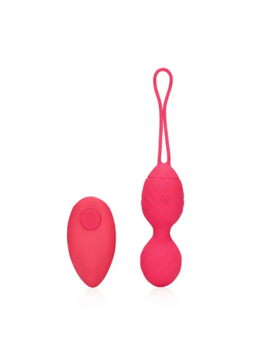 OVO VIBRATÓRIO COM COMANDO REMOTO VERMELHO LOVELINE