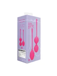 CONJUNTO DE 2 BOLAS VAGINAIS THUMPING KEGEL WILD STRAWBERRY LOVELINE