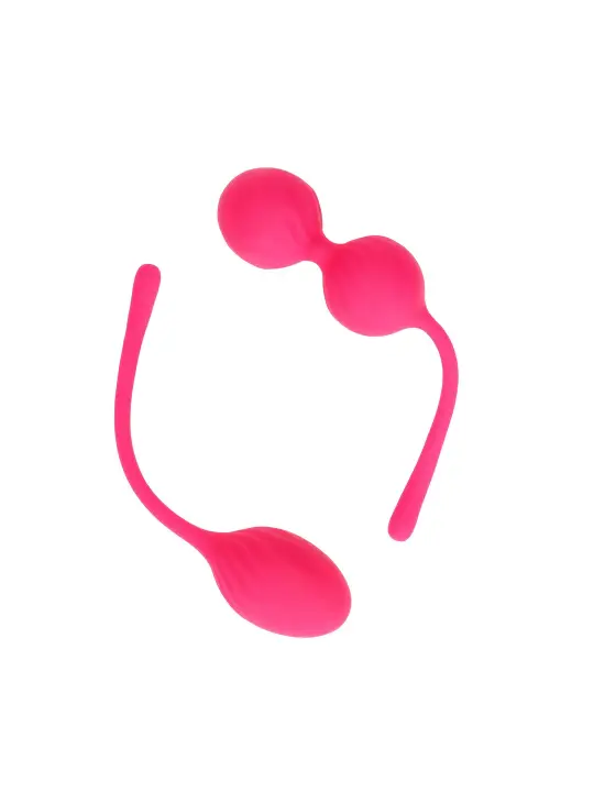 CONJUNTO DE 2 BOLAS VAGINAIS THUMPING KEGEL WILD STRAWBERRY LOVELINE