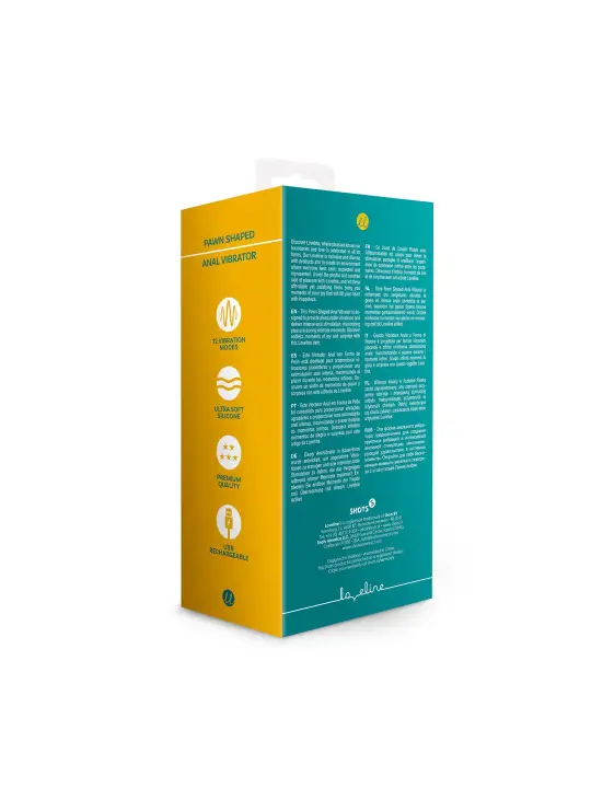 PLUG ANAL PEÃO COM VIBRAÇÃO PEACOCK PLUME LOVELINE