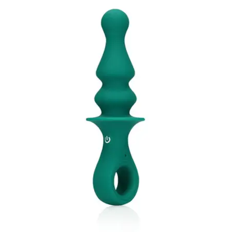 PLUG ANAL PEÃO COM VIBRAÇÃO PEACOCK PLUME LOVELINE