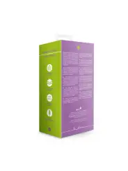 PLUG ANAL COM VIBRAÇÃO EM FORMA DE LÁGRIMAS CLEAR PURPLE LOVELINE