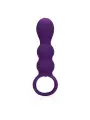 PLUG ANAL COM VIBRAÇÃO EM FORMA DE LÁGRIMAS CLEAR PURPLE LOVELINE