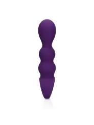 PLUG ANAL COM VIBRAÇÃO EM FORMA DE LÁGRIMAS CLEAR PURPLE LOVELINE