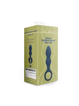 PLUG ANAL FORMA DE LÁGRIMA MEDIUM BALTIC BLUE LOVELINE