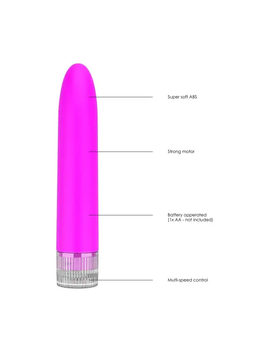 VIBRADOR ELENI LUMINOUS NEON COLLECTION ROSA 