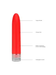 VIBRADOR ELENI LUMINOUS NEON COLLECTION VERMELHO