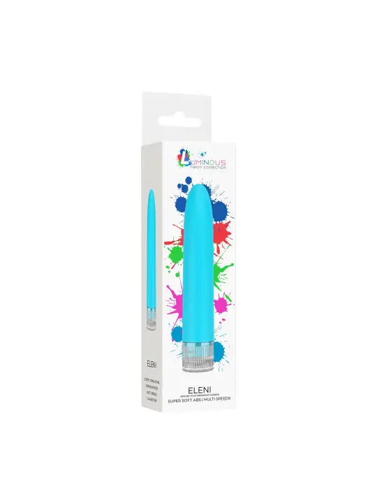 VIBRADOR ELENI LUMINOUS NEON COLLECTION AZUL 