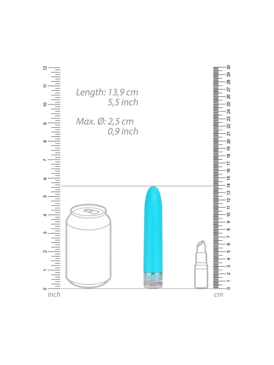 VIBRADOR ELENI LUMINOUS NEON COLLECTION AZUL 