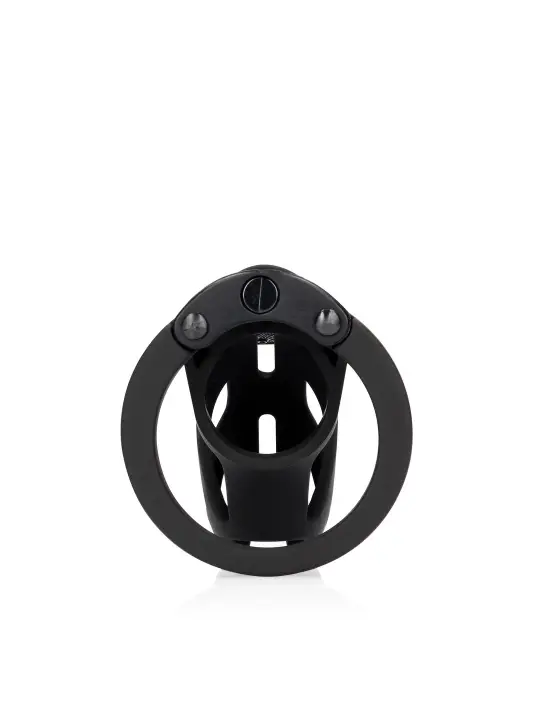 JAULA MODEL 24 CHASTITY 3.5 /9 CM PRETO MANCAGE