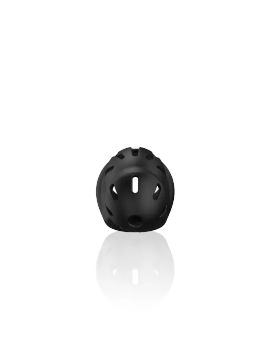 JAULA MODEL 27 ULTRA SOFT SILICONE CHASTITY PRETO MANCAGE