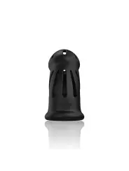 JAULA MODEL 27 ULTRA SOFT SILICONE CHASTITY PRETO MANCAGE