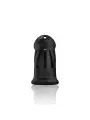 JAULA MODEL 27 ULTRA SOFT SILICONE CHASTITY PRETO MANCAGE
