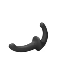 STRAP-ON SEM ARNÊS EM SILICONE PRETO OUCH!