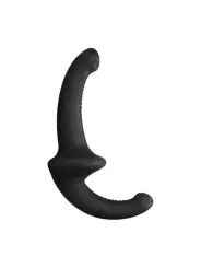 STRAP-ON SEM ARNÊS EM SILICONE PRETO OUCH!