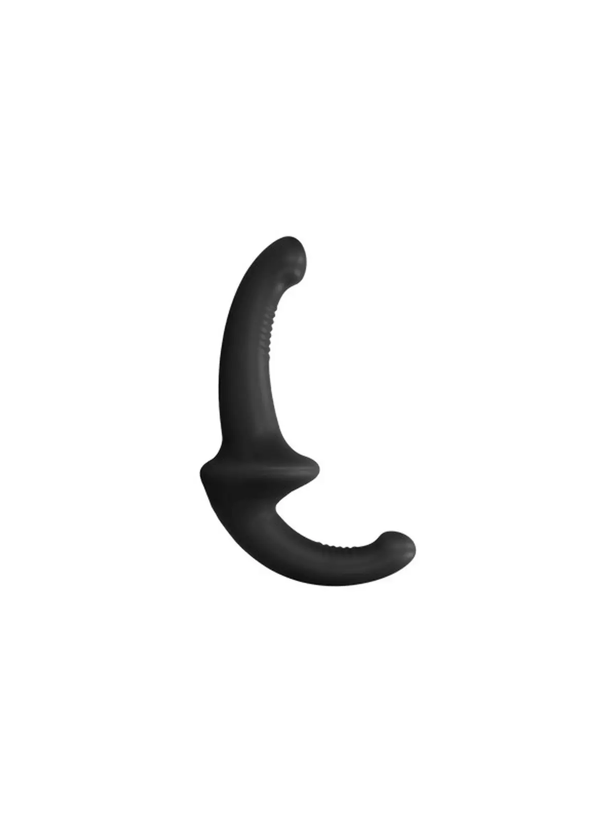 STRAP-ON SEM ARNÊS EM SILICONE PRETO OUCH!