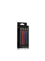 CONJUNTO DE 4 VELAS COM MIX DE CORES TEASING WAX CANDLES OUCH!
