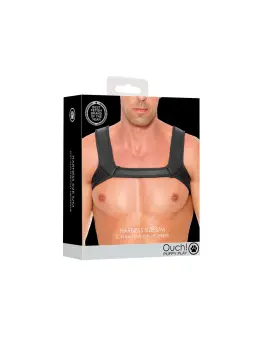 ARNÊS EM NEOPRENE S/M PRETO OUCH!