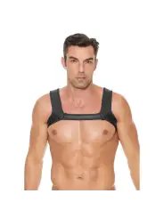 ARNÊS EM NEOPRENE S/M PRETO OUCH!